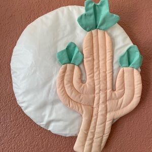Adorable Vintage Puffy Cactus Wall Art